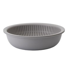 like-it日本製進口淘米盆 淺型 灰色 lbk-02 小貨, 1入