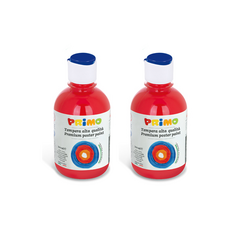 PRiMO 종이나라 템페라 물감 빨강 2p, 300ml, 1색