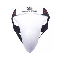 男性用格鬥技下體護具, 白色