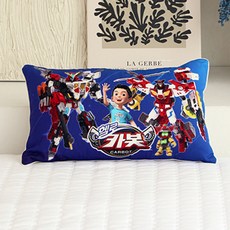 Hello Carbot 衝鋒戰士兒童莫代爾棉抗菌枕頭, 威猛守衛(藍色)