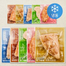 함께하닭 맛있는 스팀 헬스 닭가슴살 5종 x 2개입 세트 (냉동), 1세트