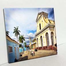 HTP 磁磚 C739 古巴假日教堂前樣貌, 1個