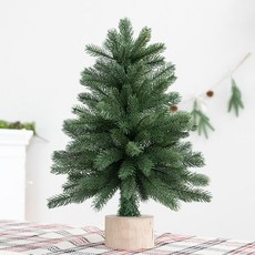 聖誕迷你樹, ALL PE 雙層綠, 45cm