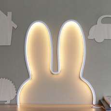 Luaz LED 黏貼式兔子氣氛燈 大型 LUAZ-082, 白色