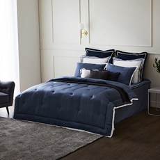 byealler 無塵飯店式寢具鋪棉被, 海軍藍