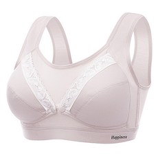 프리티 해피니스 레이스 얇은 수유 브라