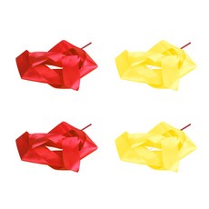 Maket Gamseong 體操彩帶組 紅色 + 黃色, 2套