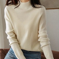 루나걸 여성용 루비엘 반폴라 니트