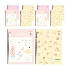 PENPIA 女童印花聽寫本, 10入, 隨機出貨