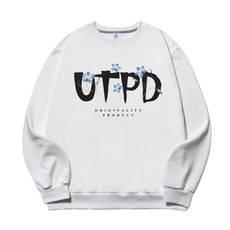 UNTAPPED 男士大尺碼花卉 UTPD大學T恤