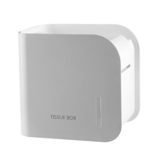 現代方形面紙架, 灰色, 1個