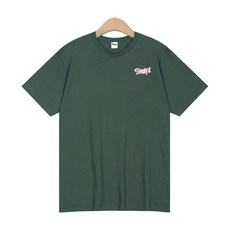 팀스핏 18수 하트팝 프린팅 통기성 반팔 티셔츠