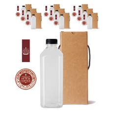 Square Dutch Pet 1000 1000ml+黑帽+貼紙LB3套組, 10組