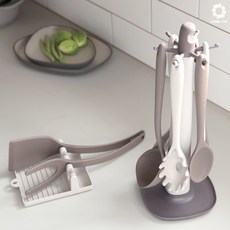 LIVING TON 矽膠廚具組, 1套, 混合色, 9種