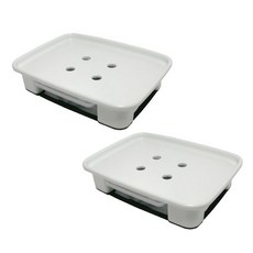 플라팜 직사각 화분받침대, 화이트, 2개