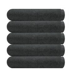 YOUNGSHIN TOWEL 毛巾 panni 70 浴巾 390g 棉紗, 5個, 深灰色