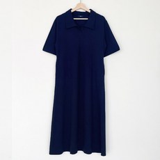 보리맘 피케이 반팔 빅사이즈 롱 임부복 원피스 R773