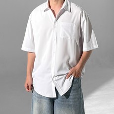 JHSTYLE 男士冰絲防皺彈性涼感Y恤短袖襯衫 TBCROK606