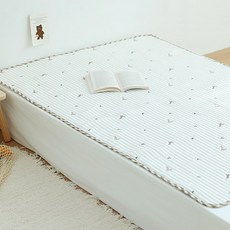 asomn 嬰幼兒用涼感Duraron夏季基本款涼墊, 兔子, 1個