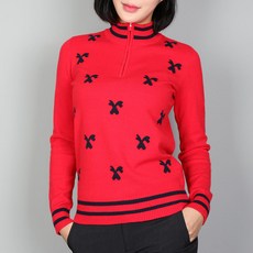 EasyBai 女士尖頭拉鍊針織 T恤 Z03LT43W