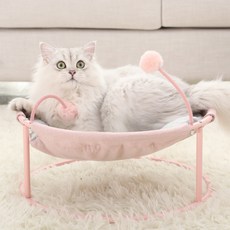 펫트롱 고양이 해먹 침대, 핑크, 1개