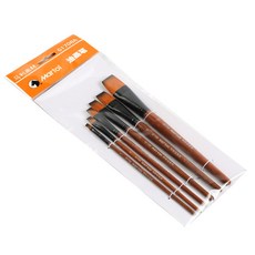 Maries 黑木油畫刷套組 0.07 千克 01 G1706A, 1組, 11號、9號、7號、5號、2號、1號