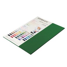 종이문화 다빈치 양면 펠트 엠보스지 No 35 그린, 7개