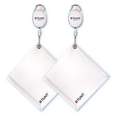 TUNT GOLF Lil 高爾夫毛巾 2入, 白色