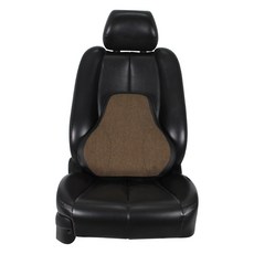 카이프 헤링본 메모리폼 사계절 등쿠션, 브라운, 1개