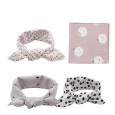 ggoom duboo 女孩童印花方巾4入組