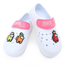 孩童太空人裝飾洞洞拖鞋