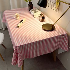 마켓A 모던 체크 패브릭 테이블매트, TYPE17, 90 x 90 cm