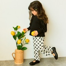 Lorry&Collin 兒童圓點寬褲