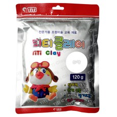 티티 클레이, 하양, 120g, 1개