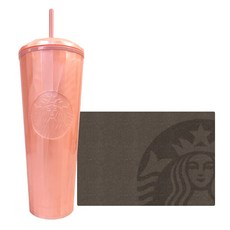 스타벅스 마블 돔리드 콜드컵 선물세트, 핑크, 710ml, 1개