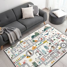 LEEJUNG 北歐現代城市道路遊戲DTP地墊