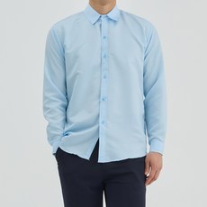 Elsso 男士基本款口袋上班穿搭長袖襯衫
