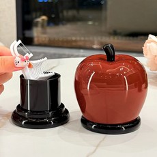Mirnoa 水果造型陶瓷牙線牙籤筒 MMM3427, 蘋果