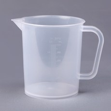 PP 반투명 계량컵, 화이트, 600ml, 1개
