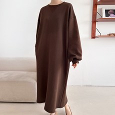 봉봉스토리 이젠 박스 기모 임산부 롱원피스