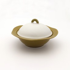 Dalsogum 陶瓷多功能蓋子+盤子套裝, 黃綠色(盤子), 1套
