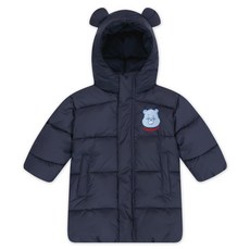 Care Bears 童款生氣熊刺繡熊耳連帽鋪棉長版外套