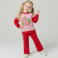 Bbyulio Kids 兒童紅莓上下衣套裝