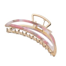 수스다 바나나 메탈 셀룰로오스 빅사이즈 올림머리 헤어집게핀