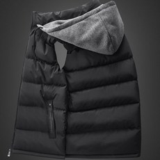 男款秋冬可拆式連帽休閒時尚背心