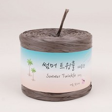 Summer Twinkle聚酯纖維編織線 200g, 1個, 110灰棕色
