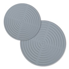 DALPAENGI LIVING Cuisine de Maman 韓國製加厚電磁爐保護墊 圓形20公分 + 圓形25公分組合, 灰色, 1套