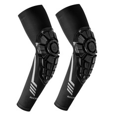 ROCKBROS 洛克兄弟 騎士關節支撐強化涼感袖套, 1套, 黑色