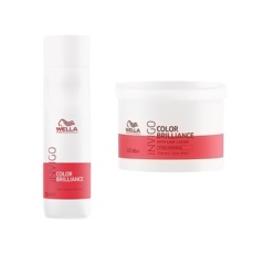 WELLA PROFESSIONAL 霓光鎖色潔髮乳 250ml+髮膜 500ml JHK_573, 1套