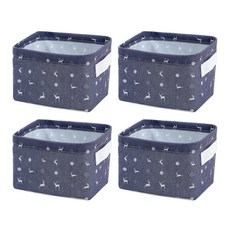 마켓피오 홈 패브릭 수납 바구니, 타입 4, 4개